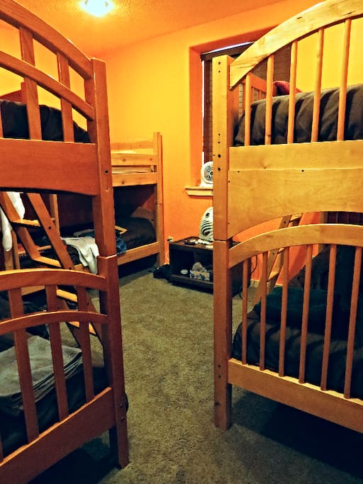 Mixed shared dorm room.