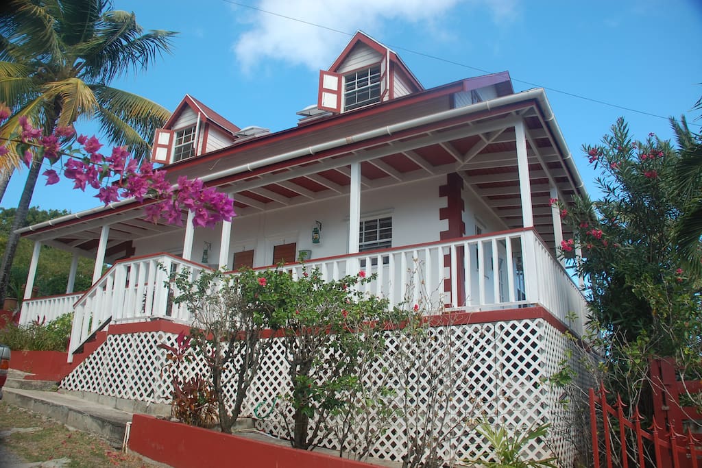 The property is a split level mezzanine layout