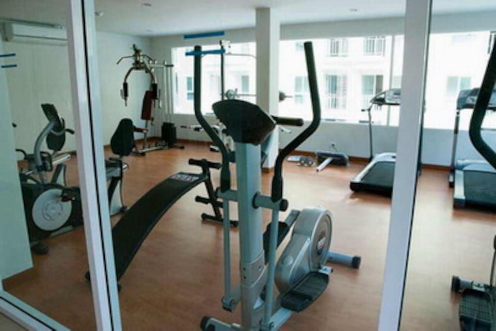 It's good to keep yourself being fit. My condo has a gym as well.