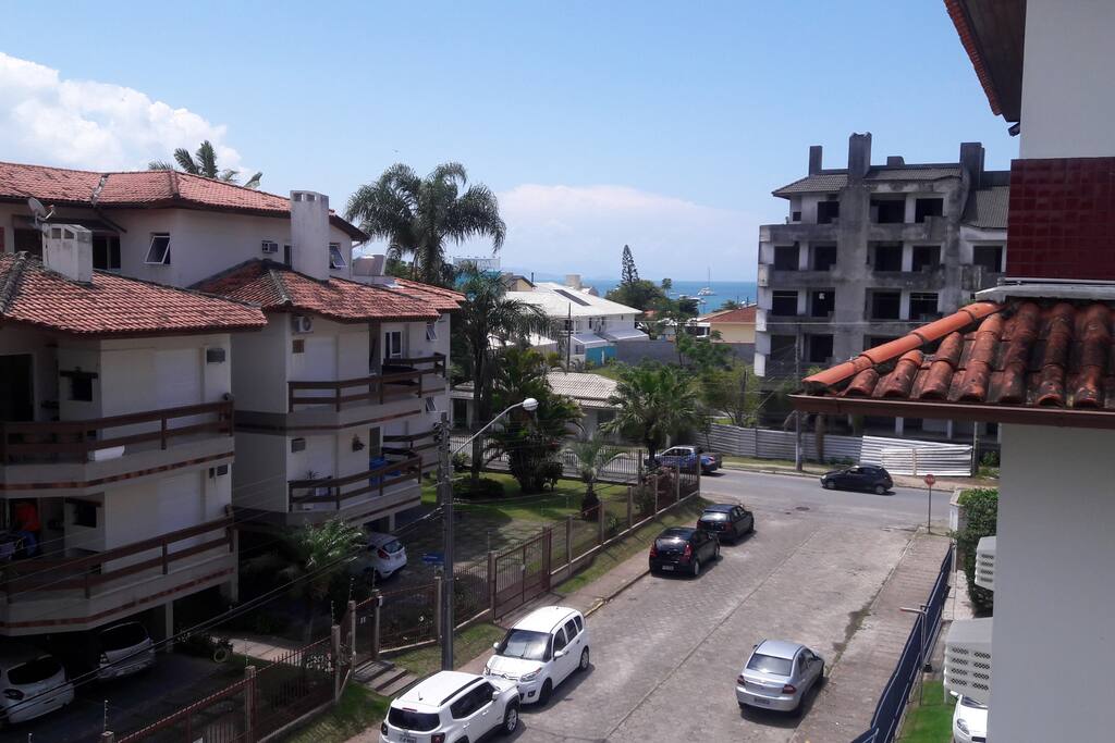 Rua das Tainhotas - Vista do mar, na varanda