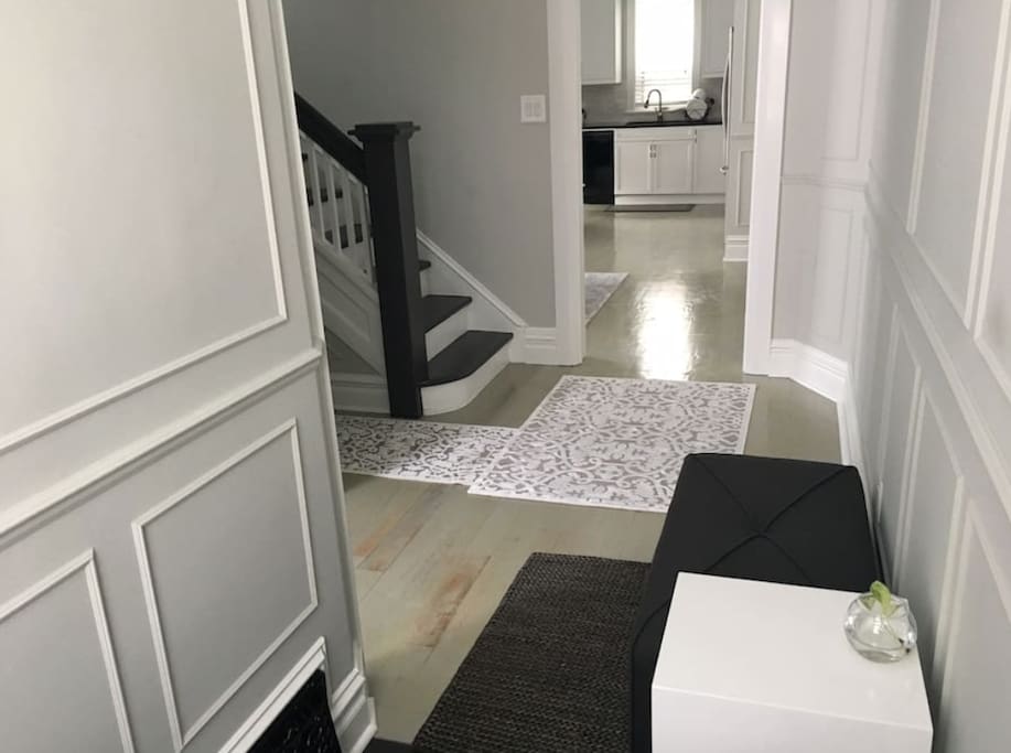 Entrance hallway to the home.