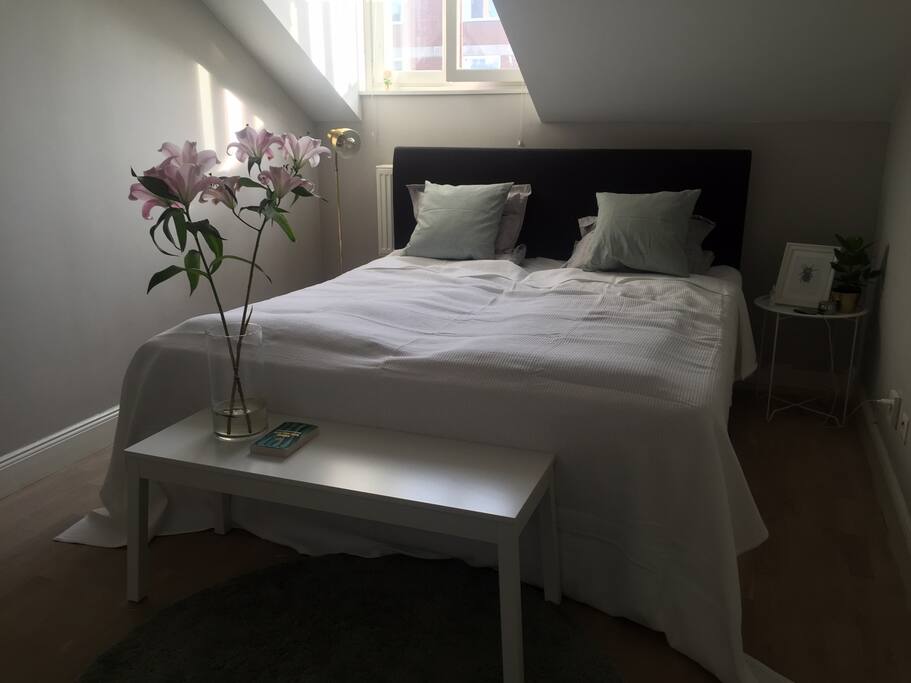 Our main bedroom, where two people could sleep.
