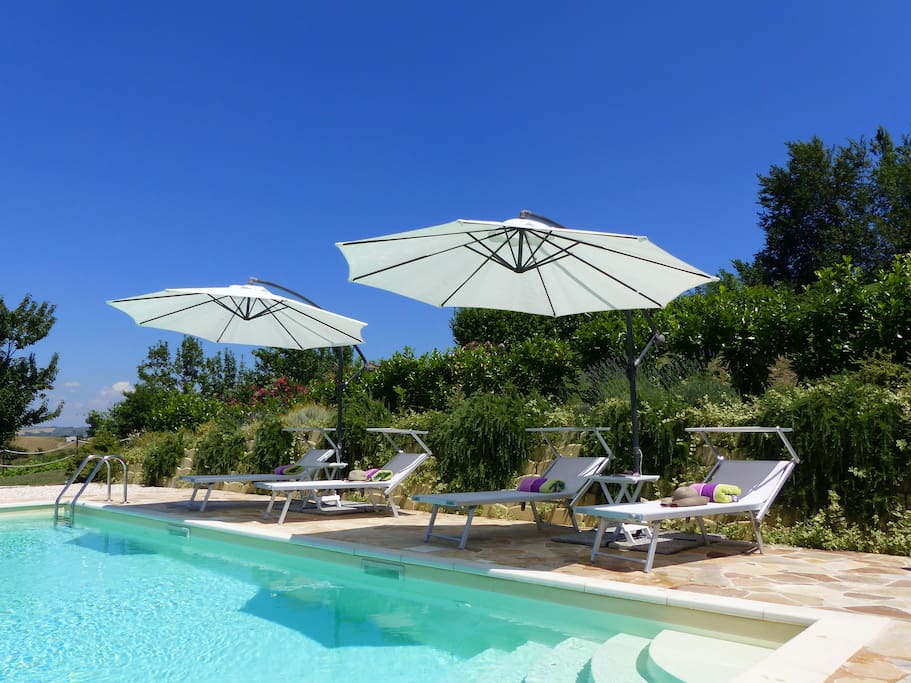 Villa Miramonti - our beautiful panoramic pool, ideal for relaxing!