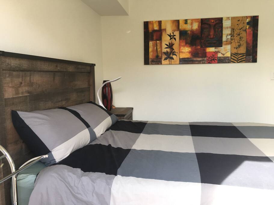 Brand new 14" gel-top memory foam queen sized bed.