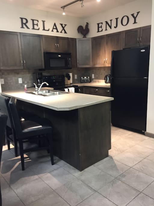 Fully equipped kitchen