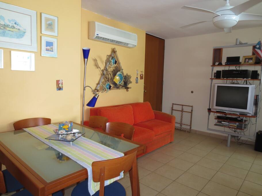 Dining and living room.