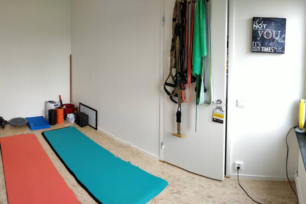 Extra Sovrum, träningsrum, yogarum