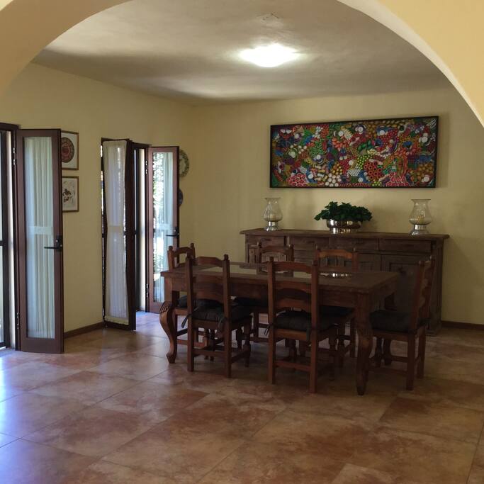 Dining room Mexicana style o comedor estilo mexicano