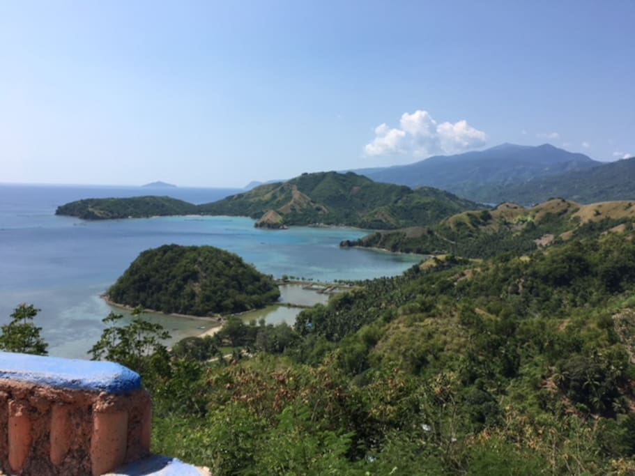You know you are near Mati when you see this famous dinosaur-like island :)
