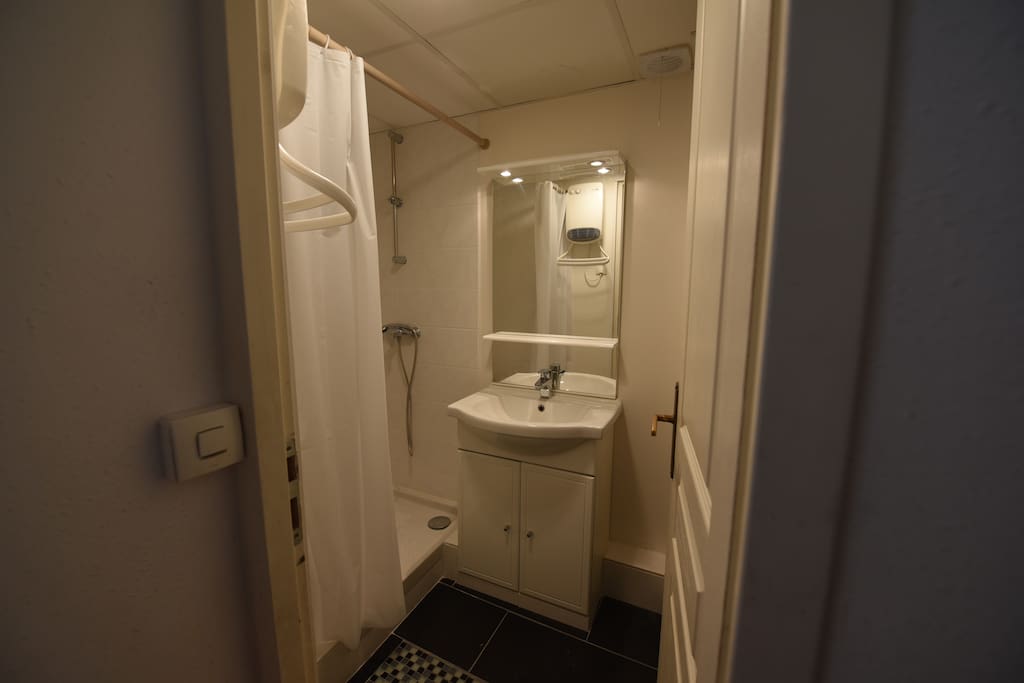 Salle d'eau / Wc / Private washroom with shower / Toilet