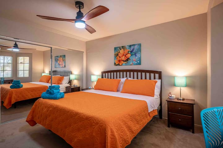 In all our bedrooms, you'll find adjustable beds, offering the convenience of sitting up to enjoy a show or music.