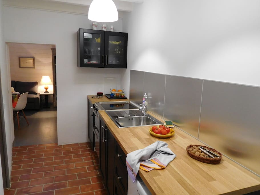 la cuisine vue séjour