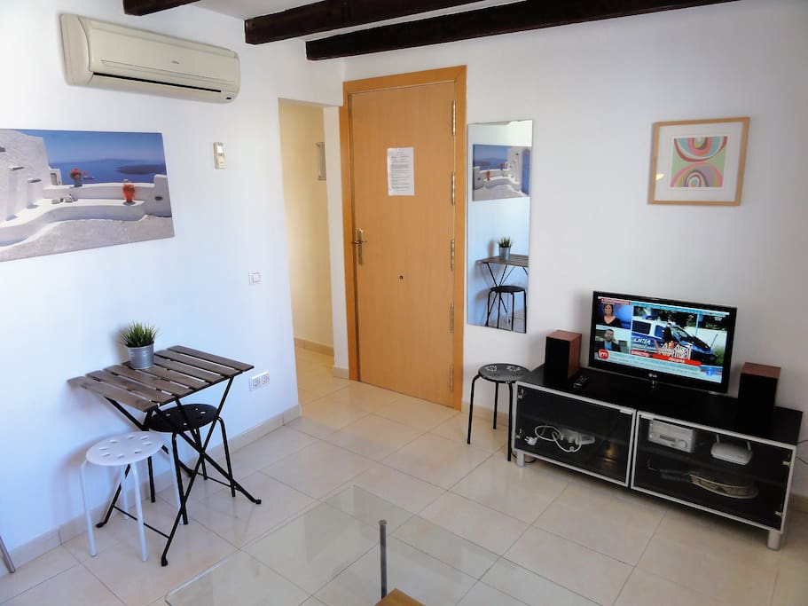 Small table in living room