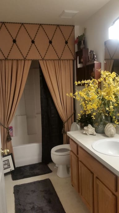 This the 5 star privacy bathroom my guests will use.