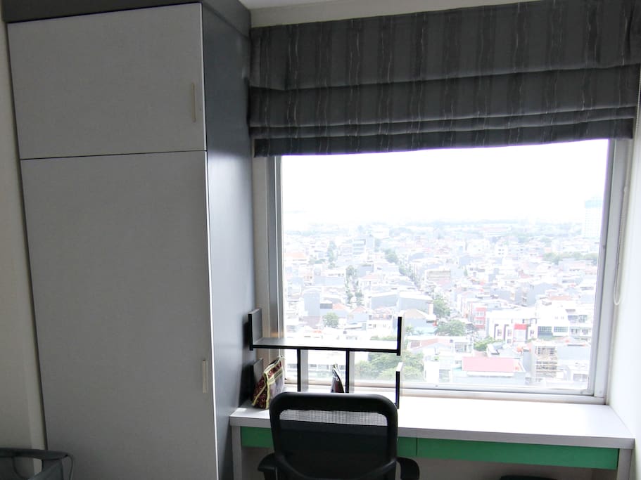 Work Space With City View