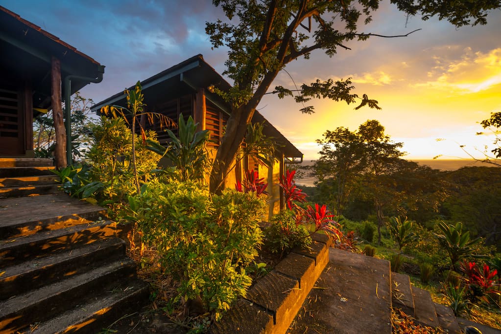 The front of the home- you can see the ocean from every vantage!