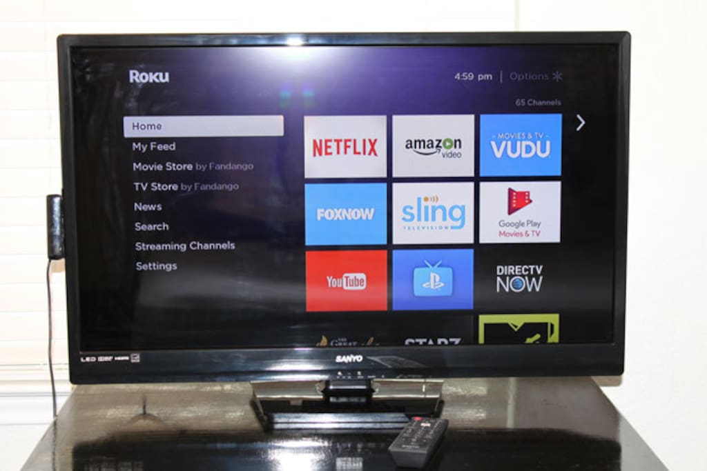 Smart TV with many channels