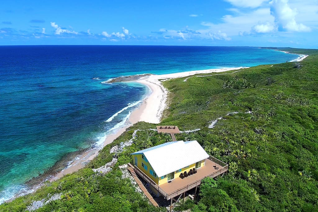 Aerial image showing our incredible vista and expansive ocean views over 30 miles down the coast.