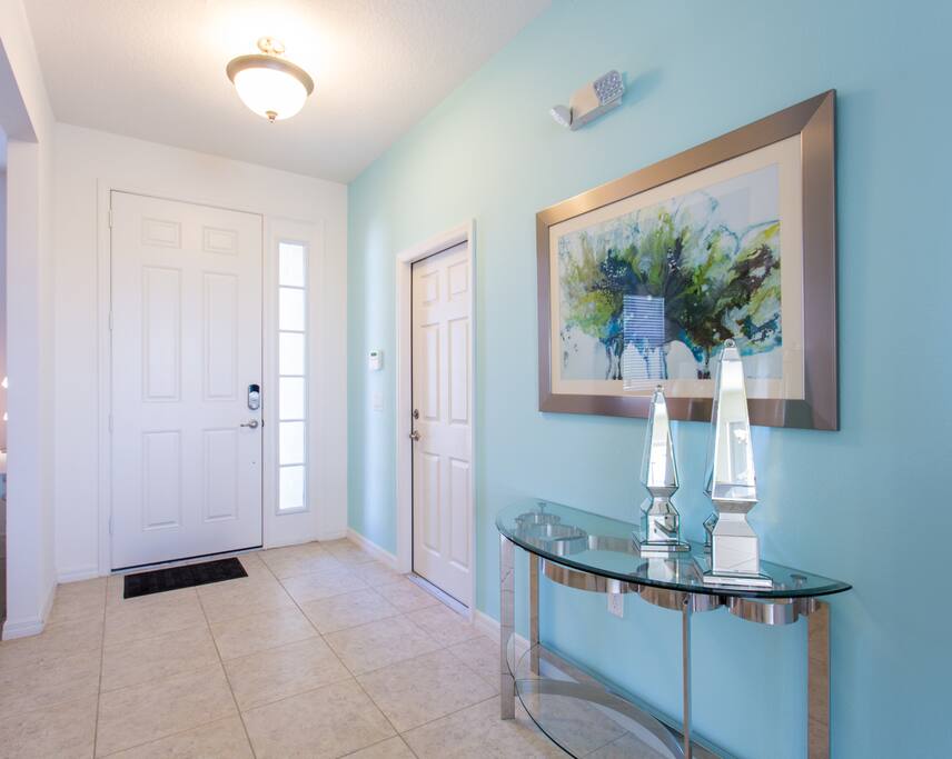 Spacious hallway