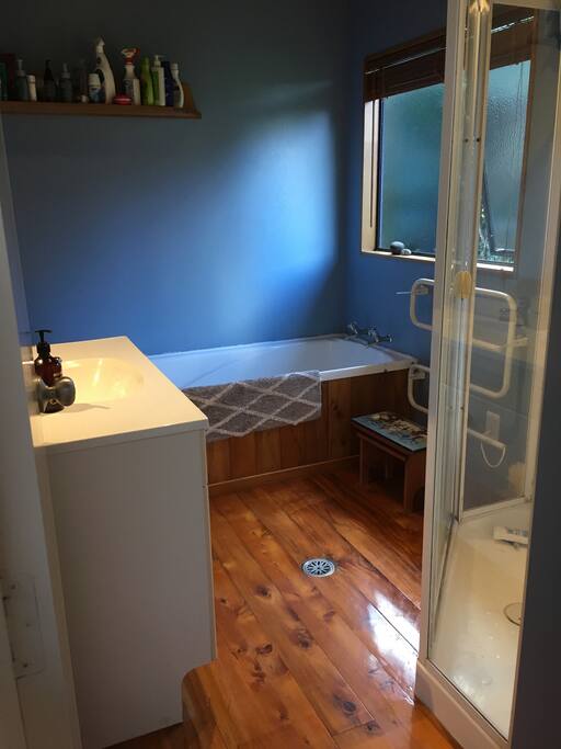 Clean separate bathroom