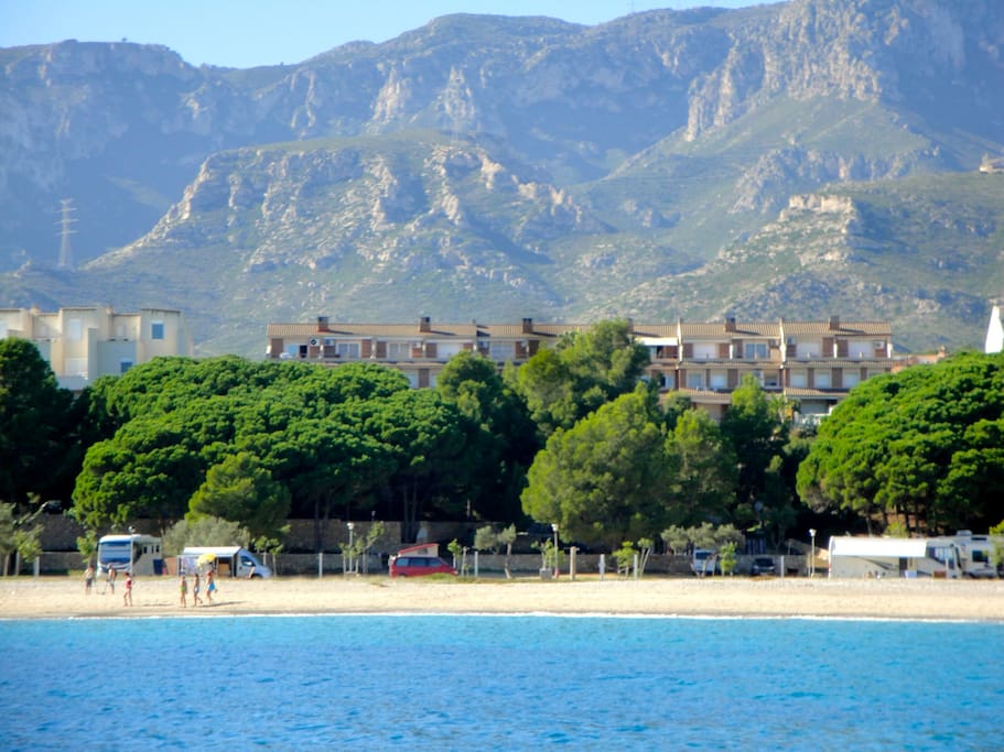 Imagen de la casa vista desde el mar
