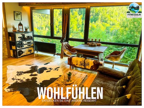 FITNESSALM©APARTMENT WITH MOUNTAIN VIEW AND INDOOR POOL