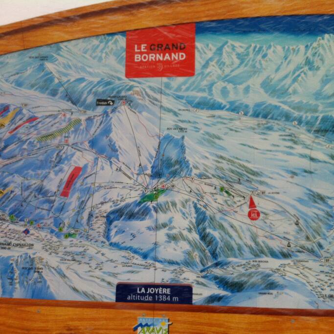 Plan des pistes