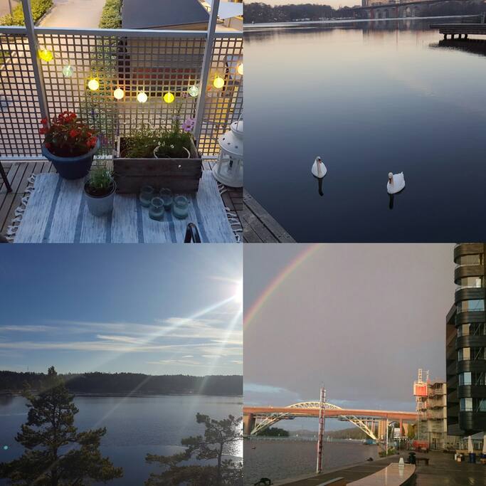 Liljeholmen has amazing surroundings.