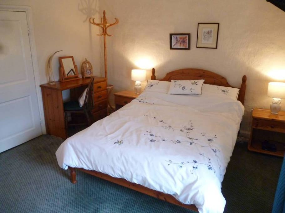 Double bed in our Roost room
