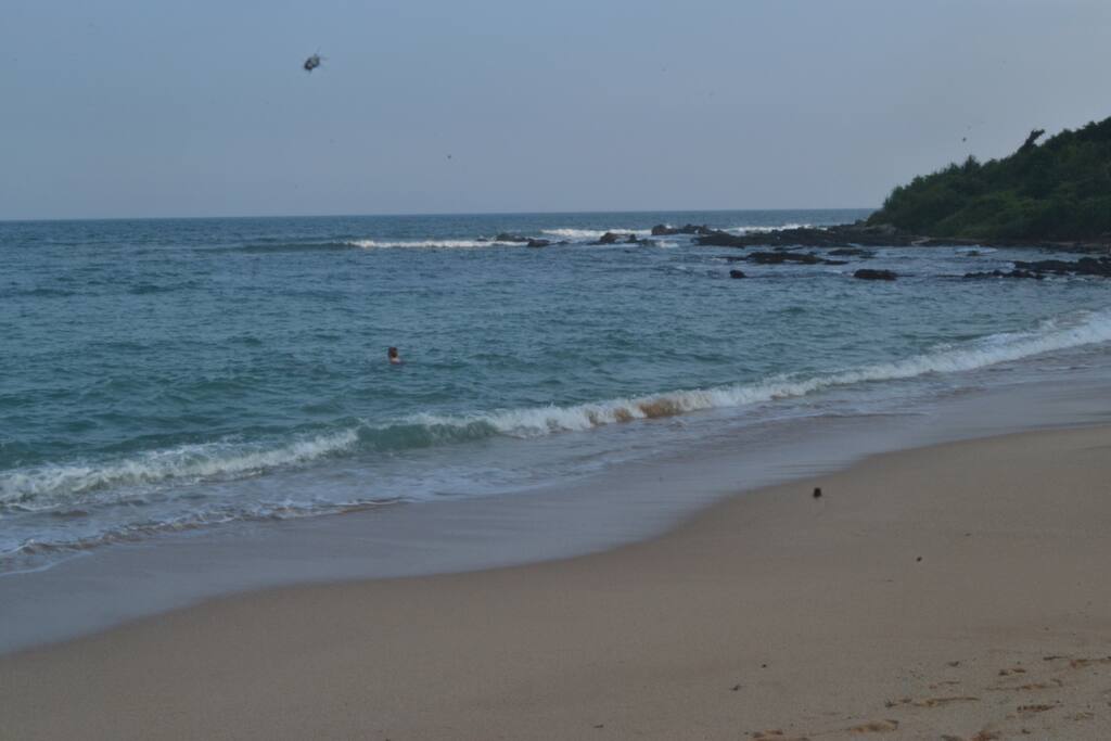 safe bathing beach