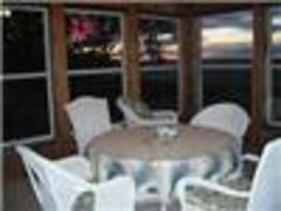 Sunset watching in Sunroom
