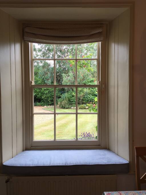 View to the garden from the kitchen
