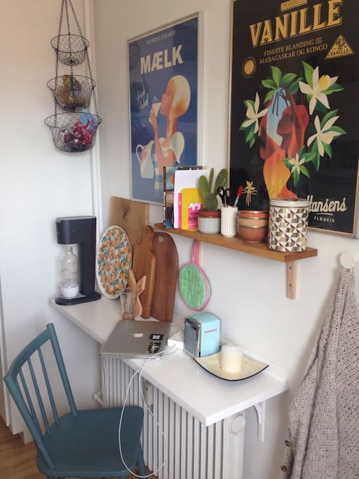 small table in the kitchen