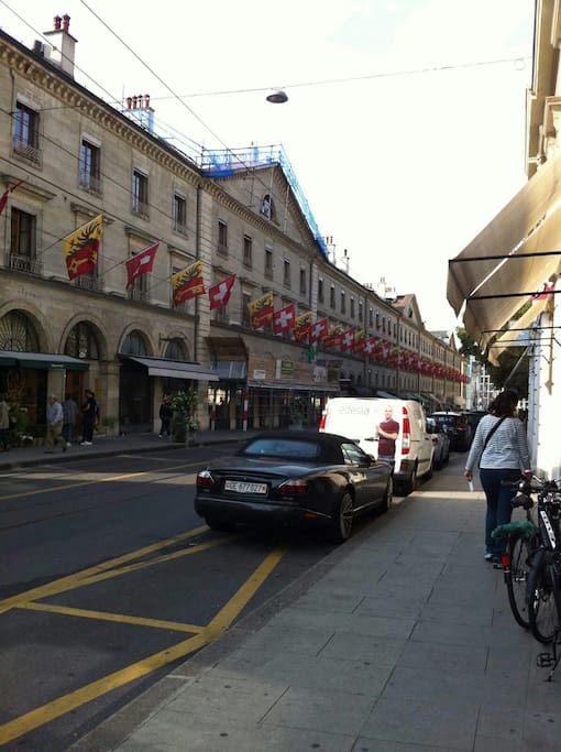 A traditional steet near our house