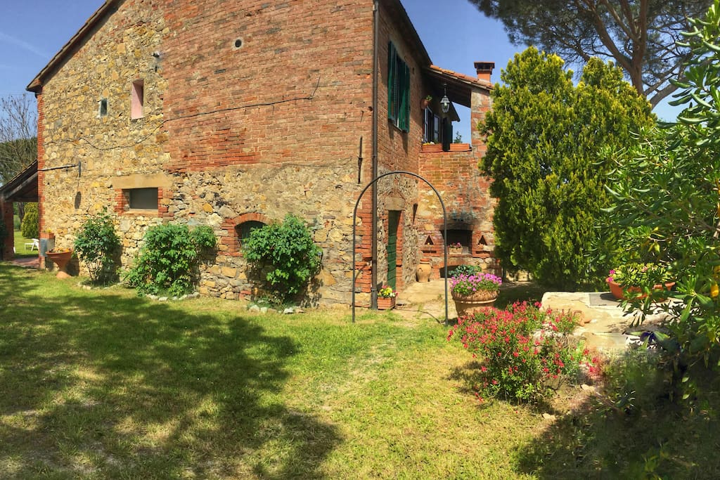 Il lato sud della casa
