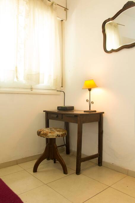 Bedroom. Cozy little desk.