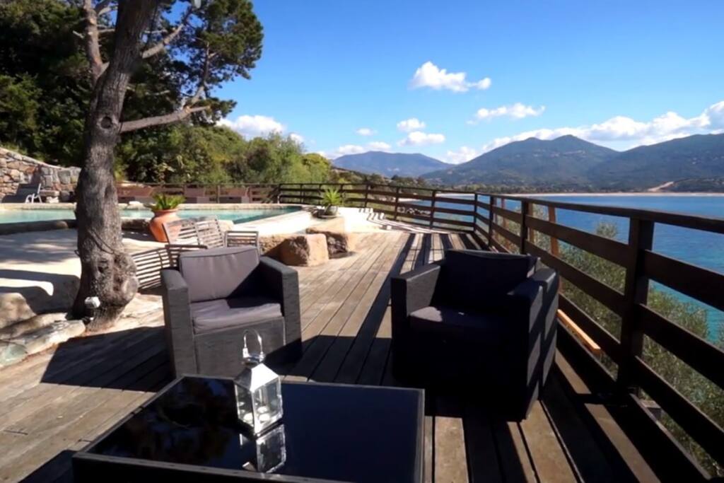 Terrasse vue mer