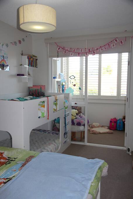 Kids bedroom and sunroom