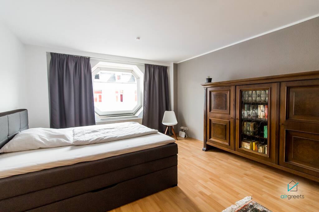 The bed is prepared for you.