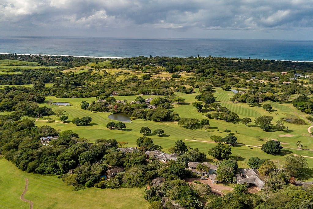 Golf Course Aerial View