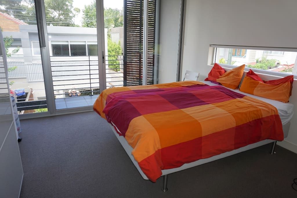 Masterbed room with ensuite bathroom and balcony