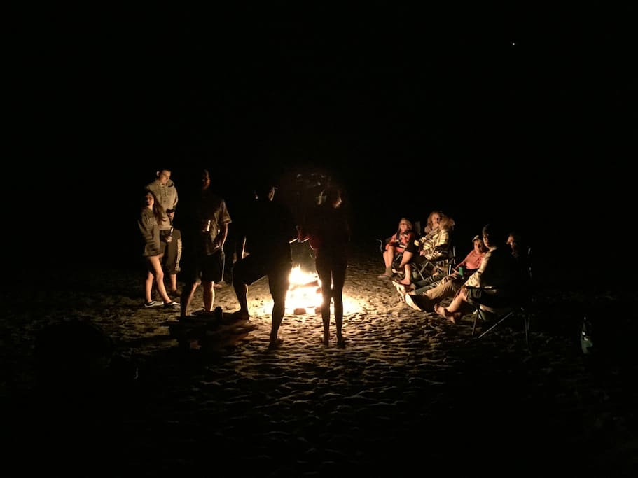There is no better place for a sandbar fire than on the Parker River.