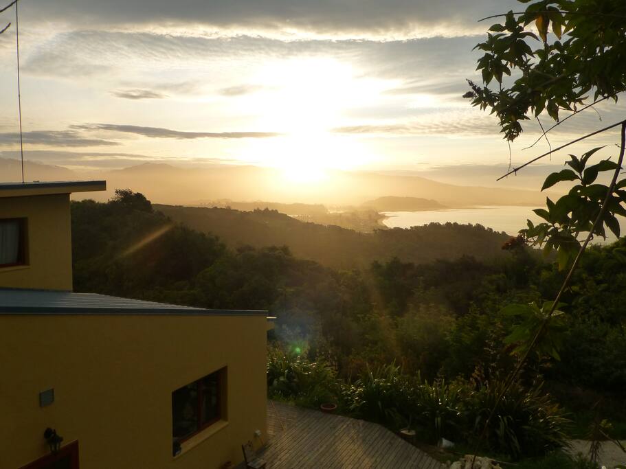 Views looking west