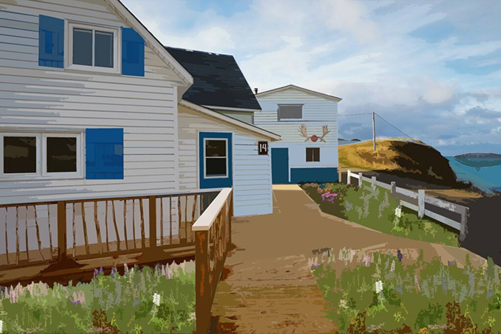 WoW a sea side Cabin, that's a cool place to hang.