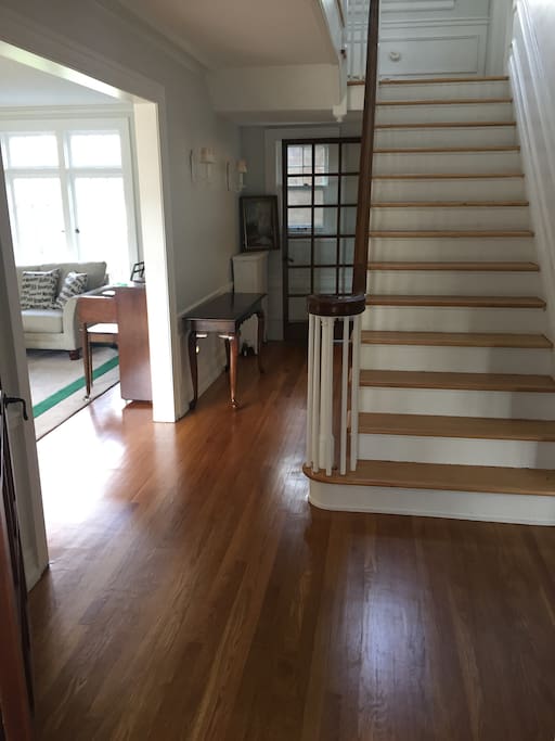 Front hall and stairs