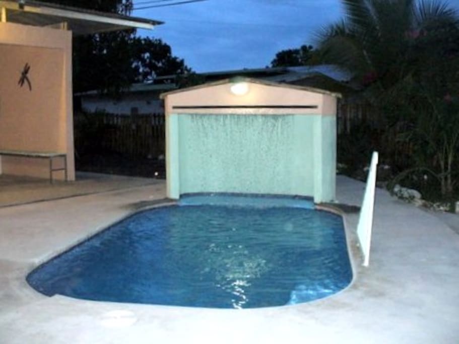 Jetted Waterfall Pool