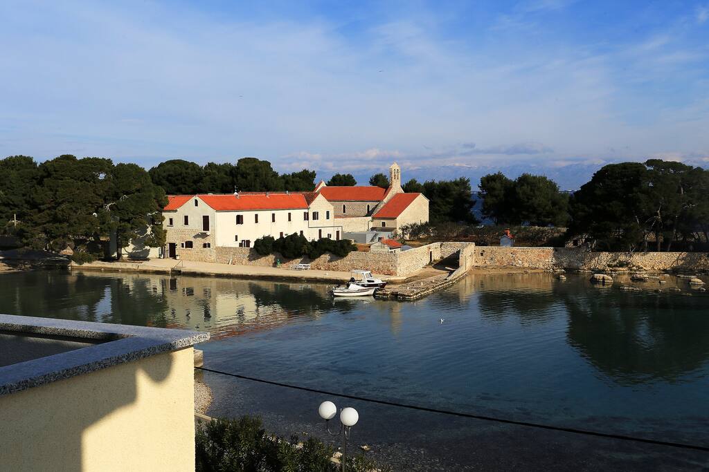 View from the balcony on the 14th century monastery