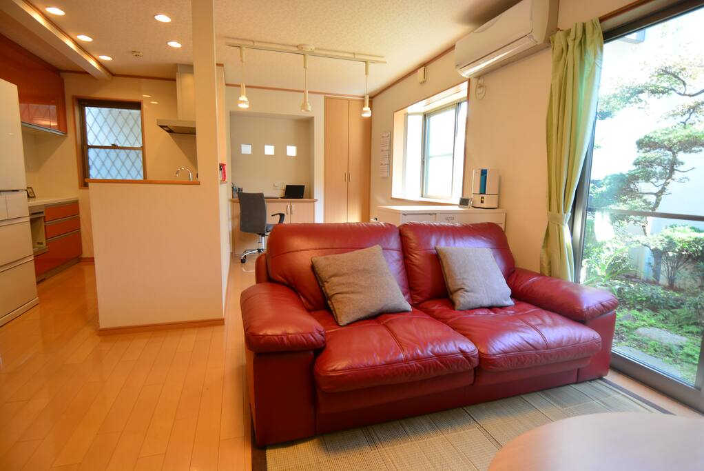 Living room and Dining, kitchen