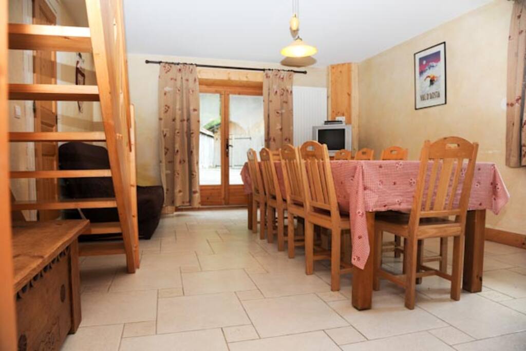 Salle à manger avec clic clac