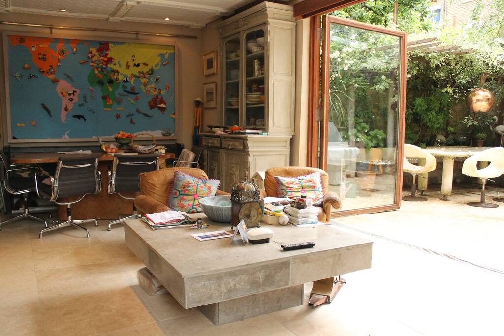 The ground floor living and dining area